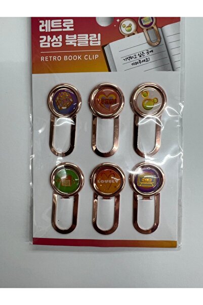 Concord Metal Kitap Ayracı - Gold Pembe