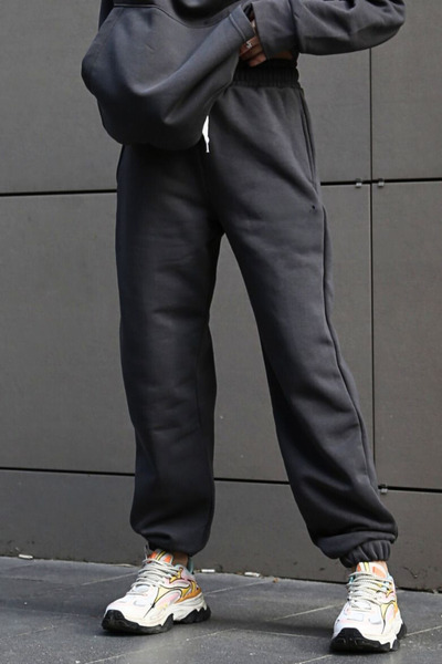 BayBayan Γυναικείο Φούτερ Jogger με ψηλή μέση με πίσω τσέπη