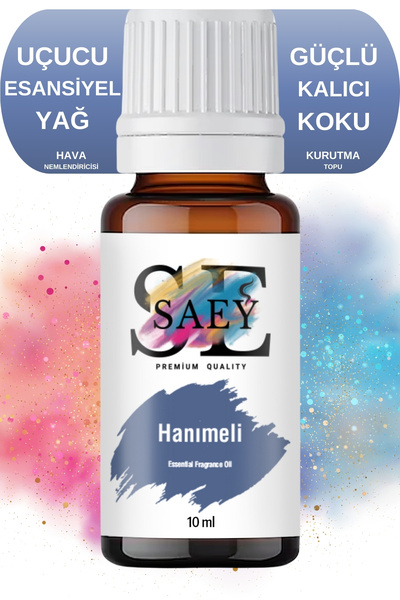 SAEY Hanımeli Esansiyel Uçucu Koku Yağ Buhurdanlık Yağı Difüzör Esansı Hobi E...