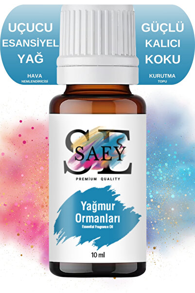 SAEY Yağmur Ormanları Esansiyel Uçucu Koku Yağ Buhurdanlık Yağı Difüzör Esans...