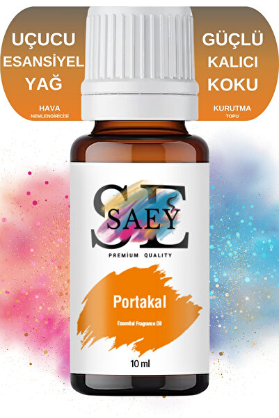 SAEY Portakal Esansiyel Uçucu Koku Yağ Buhurdanlık Yağı Difüzör Esansı Hobi E...