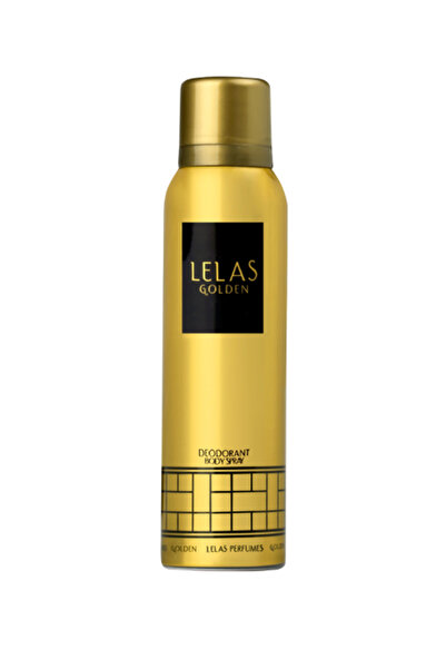 Lelas Golden Deodorant 150 ml – Meyvemsi, Çiçeksi, Odunsu Unisex Koku Spreyi – 1146
