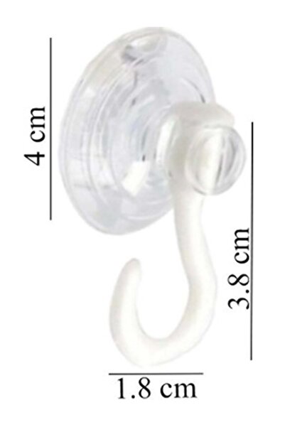 Leva House ÖPÜCÜK ÇENGELLİ VANTUZ BÜYÜK ( ÇAP : 4 cm ) - ( 1 ADET FİYATIDIR )