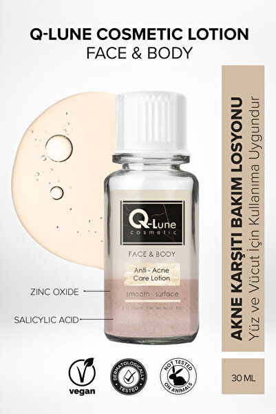 Q Lune Sivilce Kurutucu Losyon / Gözenek Sıkılaştırcı Losyon 30 Ml(ANTİ ACNE ...