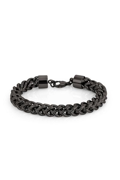 Daniel Klein Mtk11260 Black Color Steel Men's Bracelet