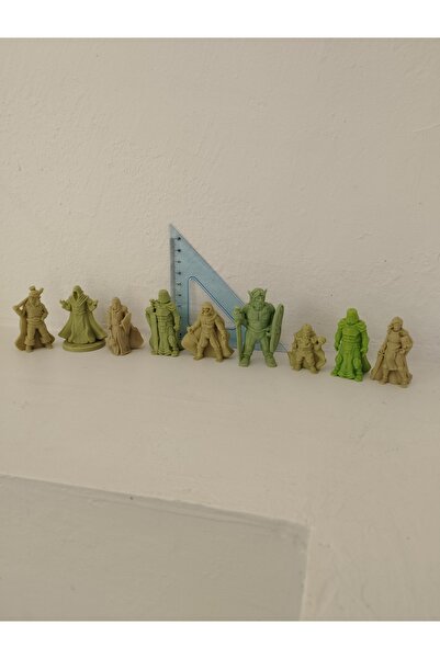 figur DND FRP RYO Rol Yapma Oyunları Dokuz Parça Set