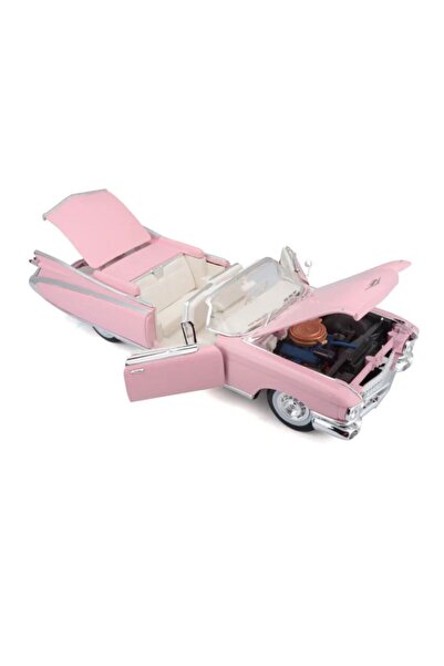 Maisto 1959 Cadillac Eldorado Biarritz Pembe 1:18 Ölçek Klasik Model Araba