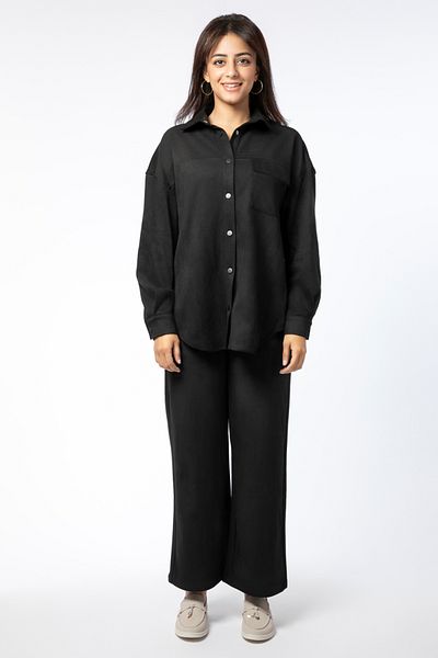 Blue Age Dystopian Street Woven Trouser_L_Black