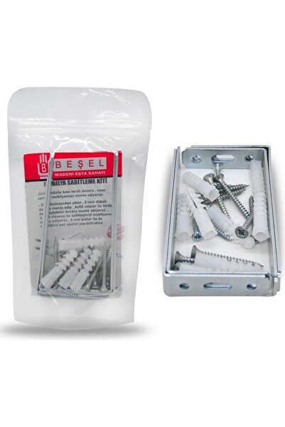 ASOS DEMİR ÇELİK Furniture Fixing Kit Mobiya Wall Fixing Set