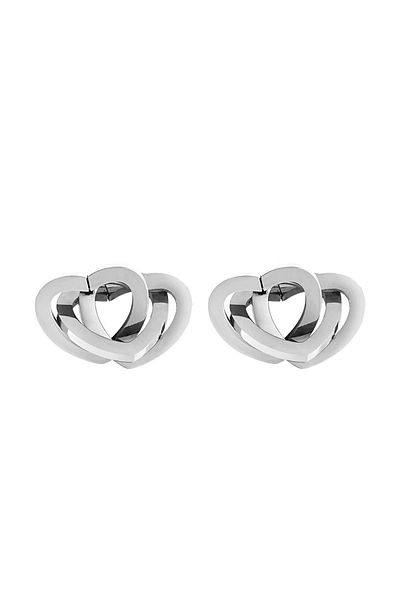 Daniel Klein Mtk11422 Steel Silver Color Earrings