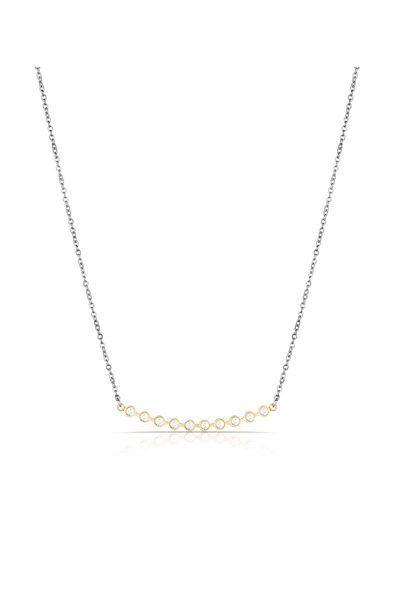 Daniel Klein Mtk11387 Steel Silver Color Necklace