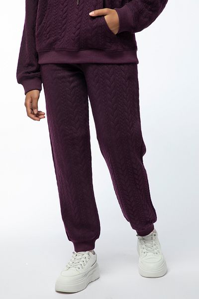 Blue Age Dystopian Street Jogger_M_Maroon