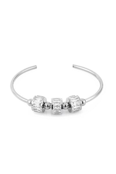 Daniel Klein Mtk11303 Silver Color Steel Women's Bracelet
