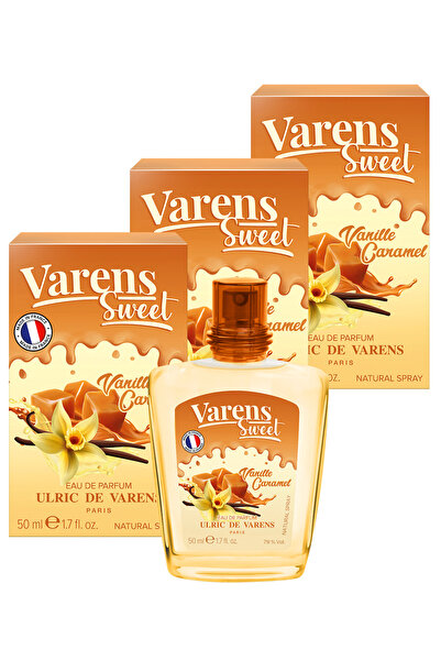 Ulric De Varens Vanille Caramel Vanilyalı Kadın Parfüm Edp 3'lü Set 3x50 ml