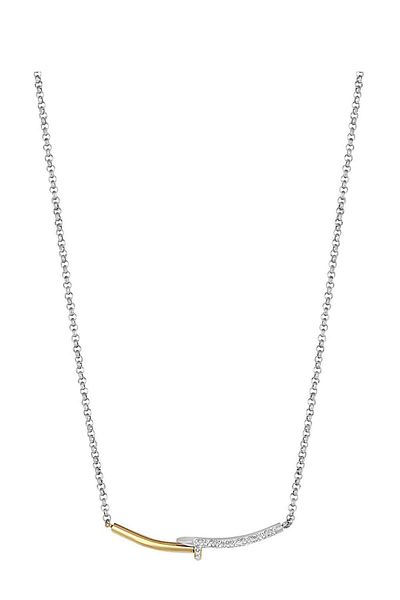 Daniel Klein Mtk11364 Steel Silver Color Necklace