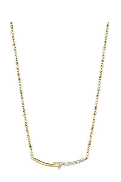Daniel Klein Mtk11362 Steel Gold Color Necklace