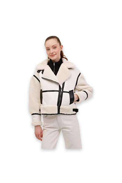 lumberjack Nancy 6Nsed0203 Cream Women's Jacket - 4W,Wl,4Pr Model