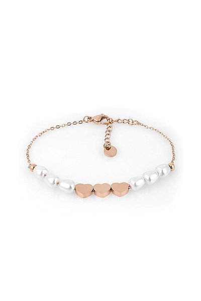 Daniel Klein Mtk11298 Rose Gold Color Steel Women's Bracelet