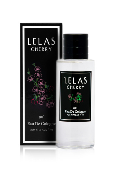 Lelas Cherry Cologne Unisex Kolonya 250 ML – Meyvemsi Ferahlatıcı Kiraz Kolon...