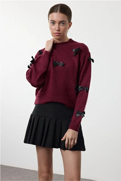 ikomteks Bow Detailed Sweater