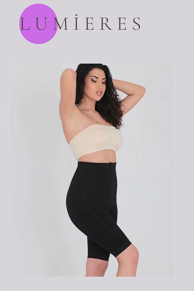 Lumieres Special Series High Waist Slimming Tightening Firming Zippered Comfortable Jumpsuit Stylish Corset