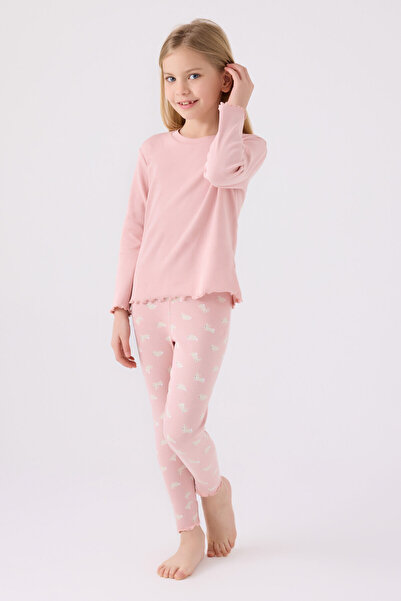 Rolypoly Girls' Double Tights Set - Salmon