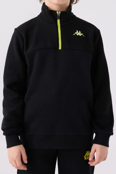 Kappa Boy's Black Sweatshirt