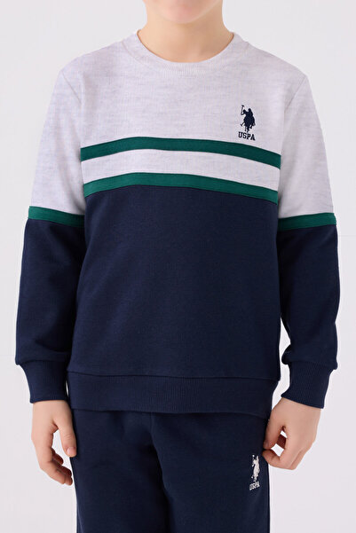 U.S. Polo Assn. Erkek Çocuk Gri Eşofman Takımı