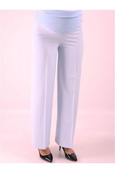 Işşıl 4262-Pregnant Women's Wide Leg Fabric Trousers