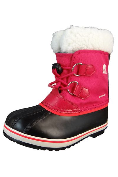 Sorel Kinder Stiefel Winterschuhe Yoot Pac Nylon Wp 1855211 Rosa 600 Bright Rose Mit Aerotrac & 2