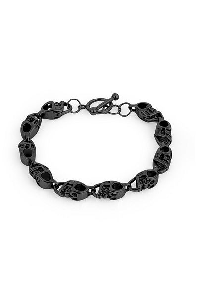 Daniel Klein Mtk11258 Black Color Steel Men's Bracelet