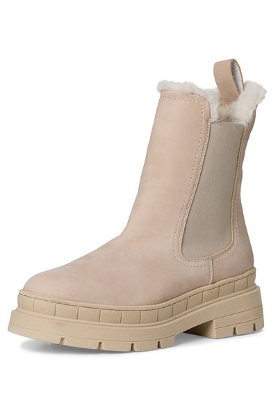 Tamaris Damen Elegante Stiefelette 1-26935-41 Grau 375 Antelope Leder mit TOUCH-IT