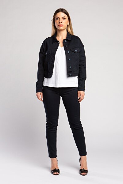 Vigoss Jeans VİGOSS KADIN BASIC NON DENİM CEKET 46560-70046