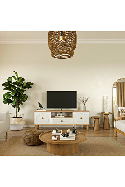 Platinreyon Bohem 180 Cm Zarif Günlük Kullanıma Uygun Tv Ünitesi