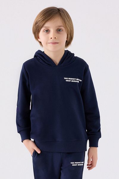 Rolypoly Boy's Navy Blue Tracksuit Set