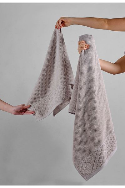 Soley Alana Extra Soft Rice Knitting - Σετ πετσετών 4 τεμαχίων
