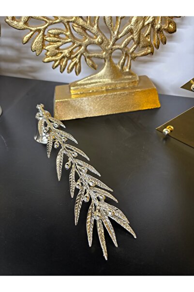 Mercan Tasarım Atölyesi SIK ZEYTİN DALLI MUM SÖNDÜRÜCÜ-GÜMÜŞ