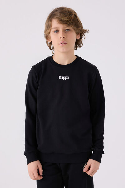 Kappa Boy's Black Sweatshirt