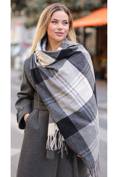 EKOSELİ Cashmere Wool Shoulder Shawl