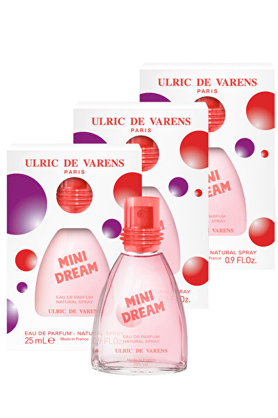 Ulric De Varens Mini Dream Meyvemsi Kadın Parfüm Edp 3'lü Set 3x25 ml