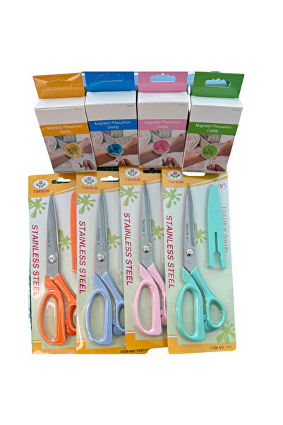 SEVDİK Foarfece pentru tăierea țesăturii și suport pentru ace