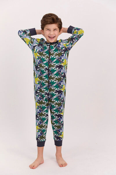 Rolypoly Boy Gray Jumpsuit