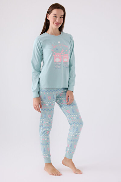 Rolypoly Mother daughter double set - water green