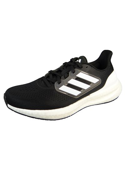 adidas Herren Halbschuhe Pureboost23 IF2376 Schwarz core black/ftwr white/carbon Textil mit Continental G