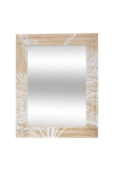 Atmosphera Elda Rectangular Shape Wooden Wall Mounted Mirror 50 x 65cm