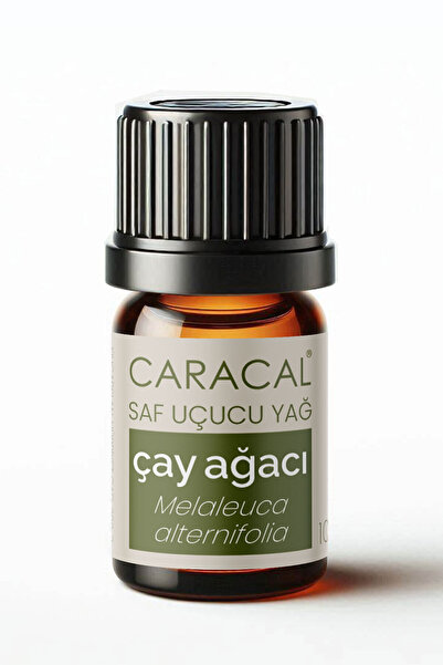 caracal زيت شجرة الشاي الطبيعي النقي بنسبة 100% 5 مل - زيت أوراق ميلاليوكا ألتيرنيفوليا