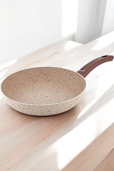 Gökdil Gözde Fireproof Non-Stick 18 Cm Granite Pan Bakelite