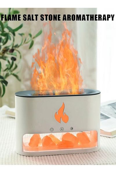 Denx Healthy Living Salt Stone Flame Aroma Therapy Machine