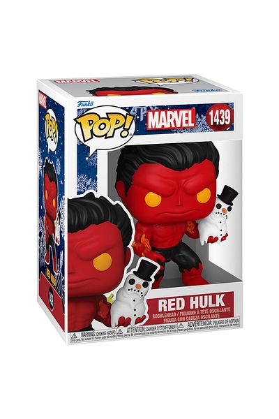 Funko Pop! Marvel: Holiday S4 Red Hulk Vinyl Figures