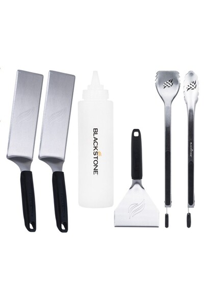 Blackstone مجموعة أدوات شواء فاخرة عالية الجودة مكونة من 6 قطع